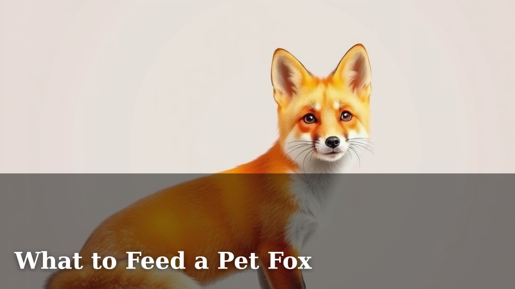 What to Feed a Pet Fox