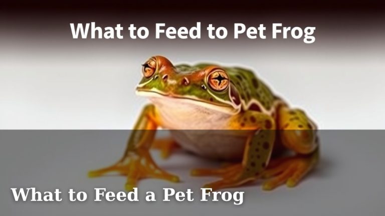 What to Feed a Pet Frog