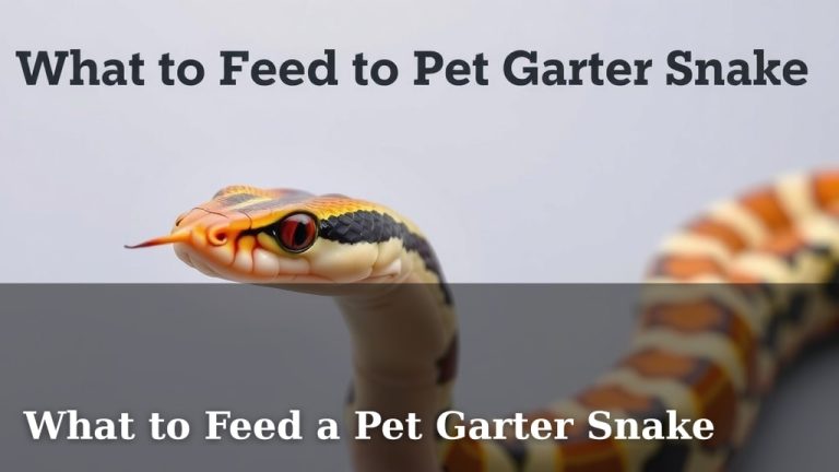 What to Feed a Pet Garter Snake