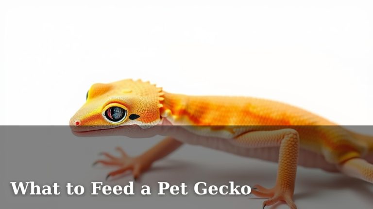 What to Feed a Pet Gecko