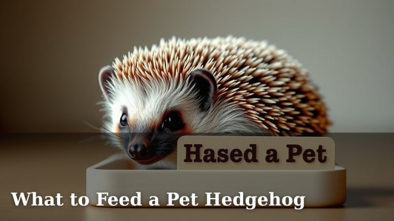 What to Feed a Pet Hedgehog
