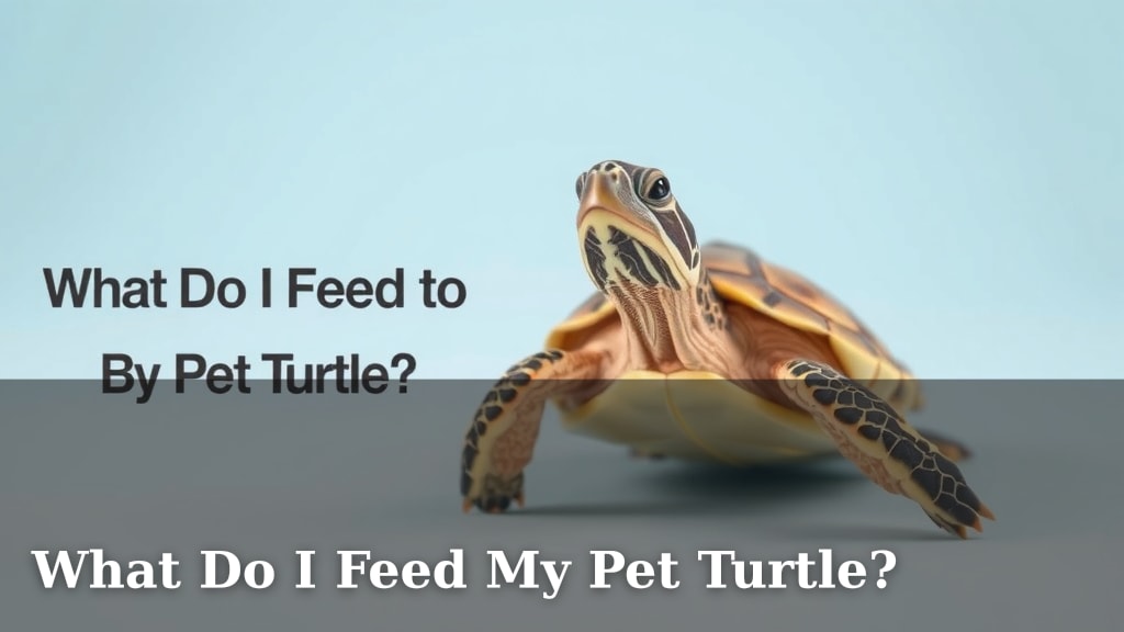 What Do I Feed My Pet Turtle?
