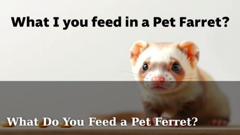 What Do You Feed a Pet Ferret?