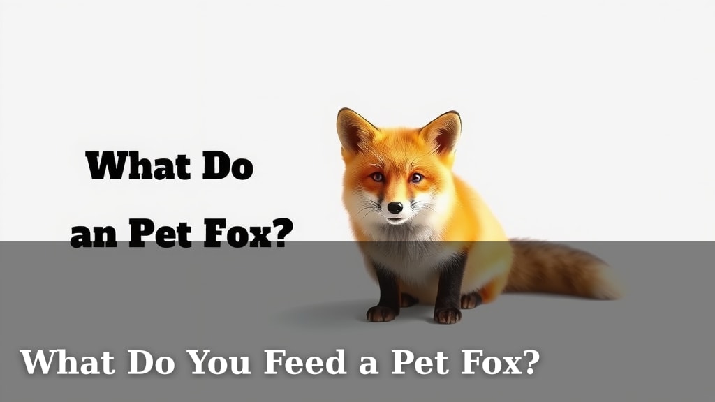 What Do You Feed a Pet Fox?