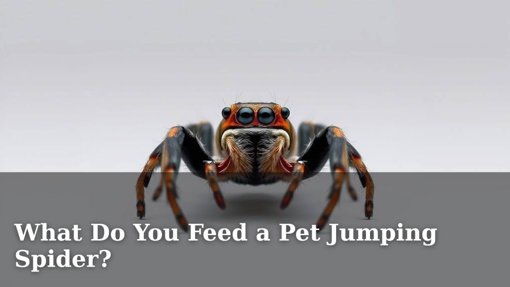 What Do You Feed a Pet Jumping Spider?