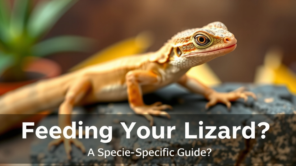Feeding Your Lizard: A Species-Specific Guide
