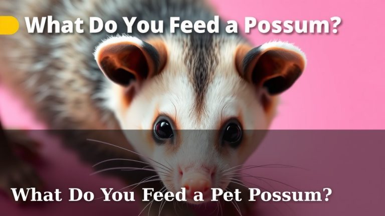 What Do You Feed a Pet Possum?