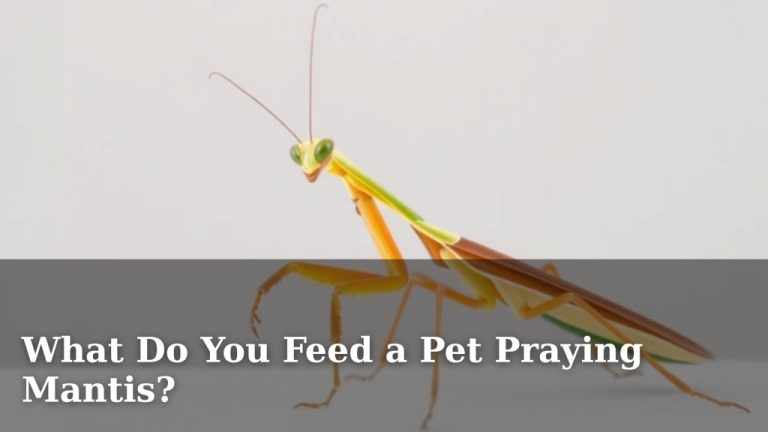 What Do You Feed a Pet Praying Mantis?