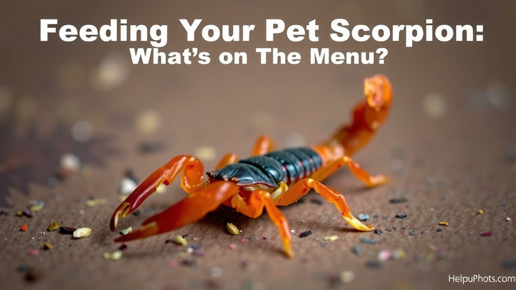 Feeding Your Pet Scorpion: What's on the Menu?