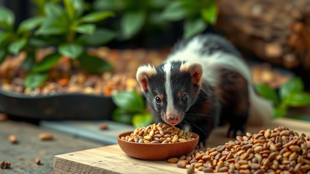 Nourishing Your Pet Skunk: A Feeding Guide