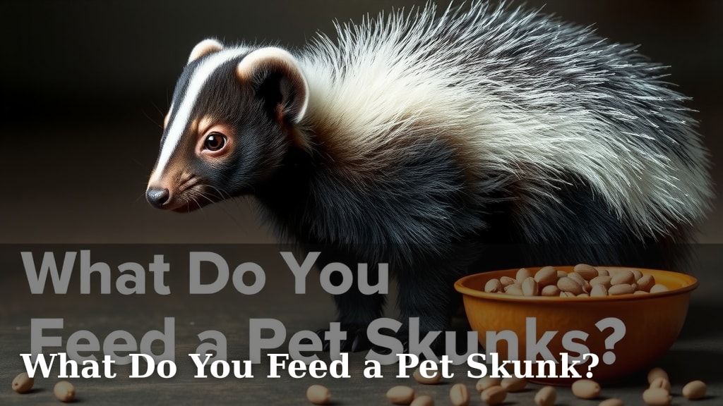 What Do You Feed a Pet Skunk?