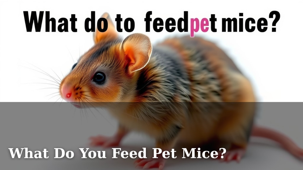 What Do You Feed Pet Mice?
