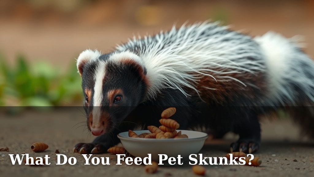 What Do You Feed Pet Skunks?