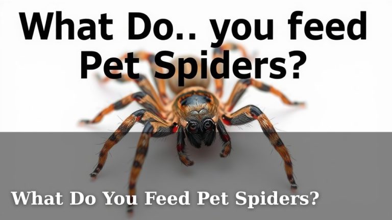 What Do You Feed Pet Spiders?