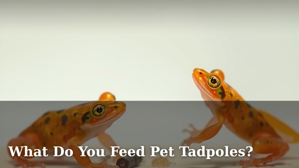 What Do You Feed Pet Tadpoles?